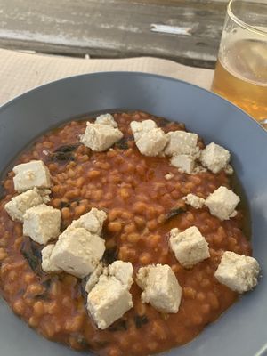  Risotto with soya cheese at BuenaVida Vegan in Tenerife