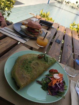 crepe at BuenaVida Vegan in Tenerife