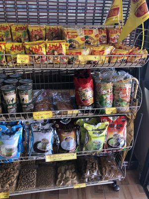 Vegan noodle, soy chunks at Dtrairatanrap ร้านอาหารเจ กวนอู in Chiang Mai