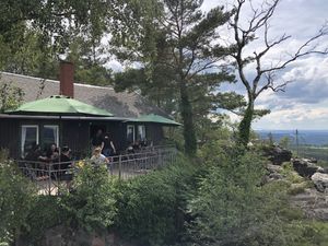 Restaurant at Berggaststatte Papststein in Gohrisch