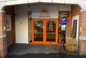 Bournemouth town centre's first independent 100% vegan health food store. at Sunrise Organics in Bournemouth