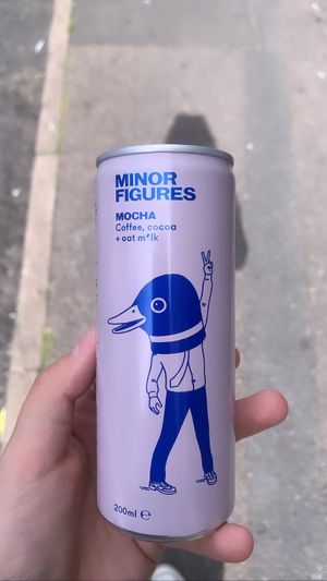 vegan coffee (very good!)   at Sunrise Organics in Bournemouth