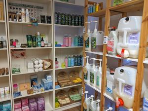 Refillable household products, personal care at Sunrise Organics in Bournemouth
