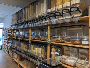 Bulk foods at Sunrise Organics in Bournemouth