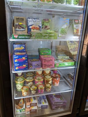 Frozen foods at Sunrise Organics in Bournemouth