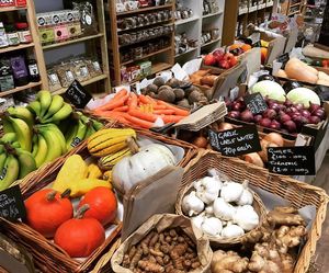 Some of the seasonal fruit & veg available at Sunrise Organics in Bournemouth