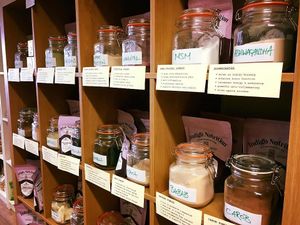 Organic superfoods selection at Sunrise Organics in Bournemouth