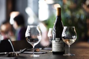 Variety of organic wine. at 8ablish in Tokyo