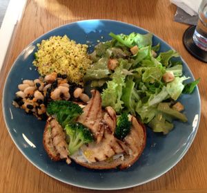 Tartine lunch plate  at 8ablish in Tokyo