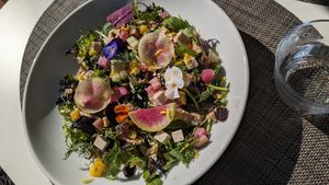 Buddha bowl at 8ablish in Tokyo