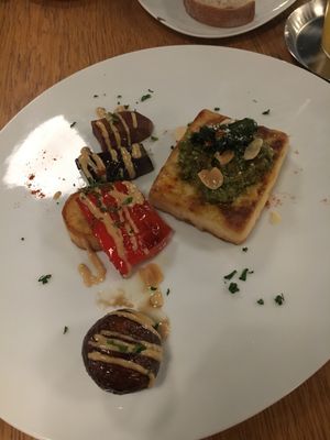 Menu at 8ablish in Tokyo