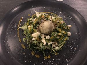 Salad nesting something something  at 8ablish in Tokyo