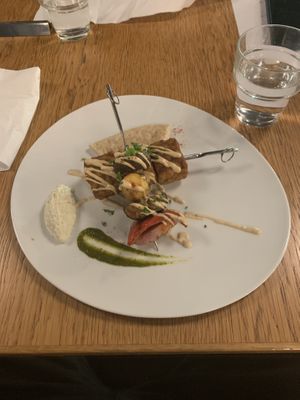 Tempeh & Tofu Souvlaki 👍🏼 at 8ablish in Tokyo