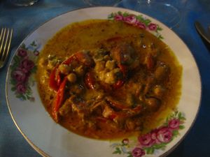 Chickpea curry (sindhi style). It was very good. at Paladar Sol y Son in Trinidad