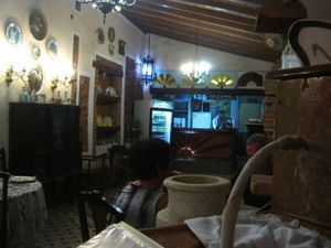 Inside... there is also an open-air terrace just on the right. at Paladar Sol y Son in Trinidad