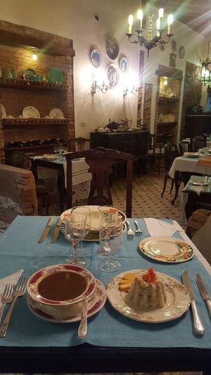 Nice decoration at Paladar Sol y Son in Trinidad