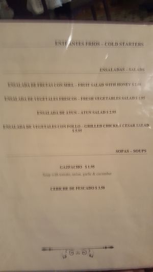 Sorry it was blurred at Paladar Sol y Son in Trinidad