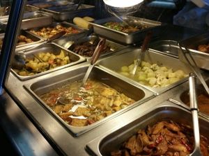 buffet items at Hand to Hand Vegetarian Food To Go in Westminster