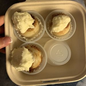 Baby buns with classic icing at Cinnaholic in Southlake