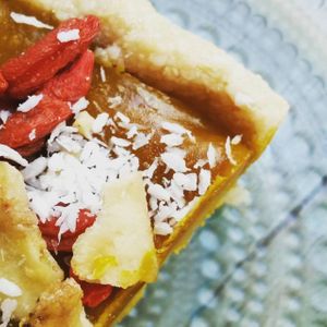 Raw cake: Piña Colada at Frutever in Riga