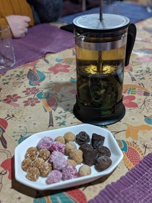 Dessert and tea at Bezel HaTe'ena - Benny's Nature in Pardes Hanna-karkur