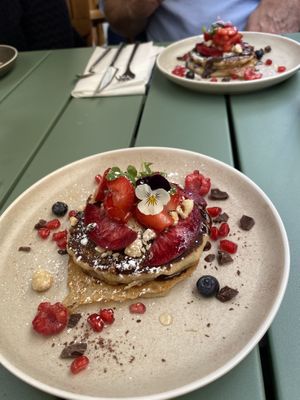 Chocolate crêpes  at Le Potager de Charlotte in Paris