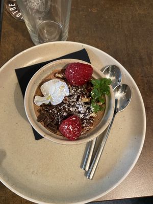 Mousse au chocolat at Le Potager de Charlotte in Paris