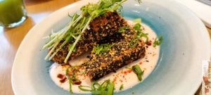 Tofu mariné au sésame at Le Potager de Charlotte in Paris