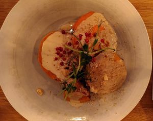 starter sweet potato at Le Potager de Charlotte in Paris