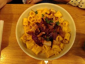 main dish rigatoni at Le Potager de Charlotte in Paris