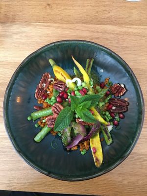 Main dish with gluten  at Le Potager de Charlotte in Paris