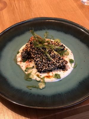 Tofu mariné   at Le Potager de Charlotte in Paris