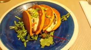 Crêpes and cream at Le Potager de Charlotte in Paris