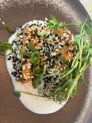 Tofu starter  at Le Potager de Charlotte in Paris