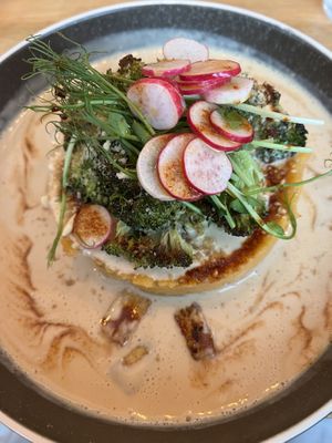 Main course. Can’t remember what it was called but it was delicious   at Le Potager de Charlotte in Paris