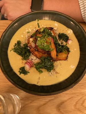 Riz basmati et son curry  at Le Potager de Charlotte in Paris