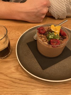 Mousse au chocolat   at Le Potager de Charlotte in Paris