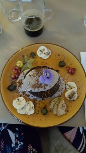 Schoko-Pancakes at Le Potager de Charlotte in Paris