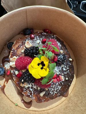 Gf Rice pancakes   at Le Potager de Charlotte in Paris