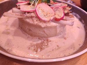 The sauce was amazing at Le Potager de Charlotte in Paris