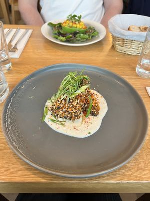 Starter: The marinated Tofu  at Le Potager de Charlotte in Paris