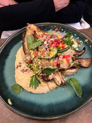 Roasted Eggplant at Le Potager de Charlotte in Paris