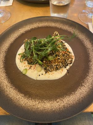 Sesam tofu  at Le Potager de Charlotte in Paris