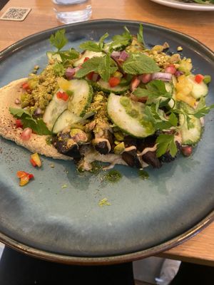 Eggplant dish   at Le Potager de Charlotte in Paris