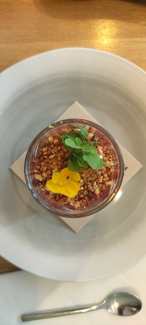 Crumble at Le Potager de Charlotte in Paris