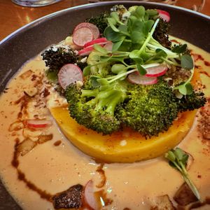 Sweet potato puree  at Le Potager de Charlotte in Paris