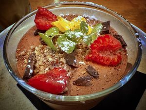 Mousse au chocolat  at Le Potager de Charlotte in Paris
