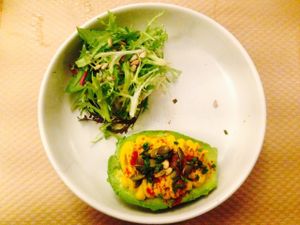 avocado that tastes like egg at Le Potager de Charlotte in Paris
