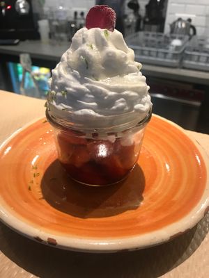 Strawberries & Cream at Le Potager de Charlotte in Paris