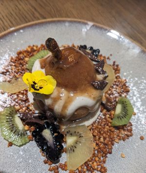 Pear&chestnut at Le Potager de Charlotte in Paris